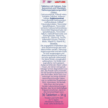 Aktiv-Meno Soja-Isoflavone + Calcium + Vitamin D3 Tabletten 30 St. Doppelherz