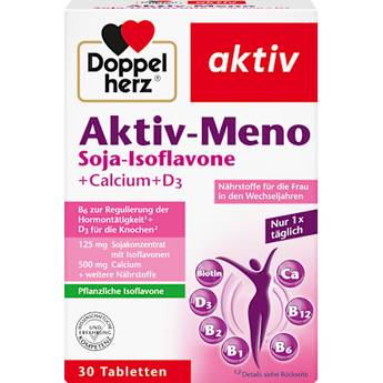 Aktiv-Meno Soja-Isoflavone + Calcium + Vitamin D3 Tabletten 30 St. Doppelherz