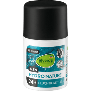 alverde MEN Gesichtsgel Hydro Nature 24h Hyaluron, 50 ml Balea, alverde NATURKOSMETIK, alverde MEN, Hydro, by alverde MEN – Available at VivaVoss