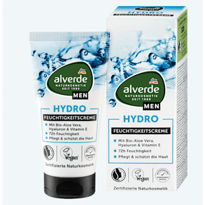 alverde MEN alverde MEN Gesichtsgel Hydro Nature 24h Hyaluron, 50 ml – Balea, alverde NATURKOSMETIK, alverde MEN, Hydro, image_position | VivaVoss