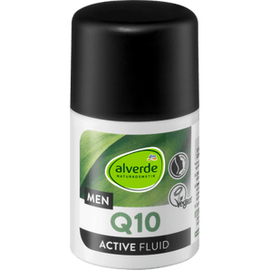 alverde MEN Q10 Active Fluid, 50 ml Q10 by alverde MEN – Available at VivaVoss