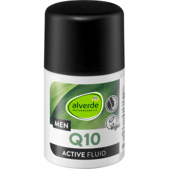 alverde MEN Q10 Active Fluid, 50 ml Q10 by alverde MEN – Available at VivaVoss