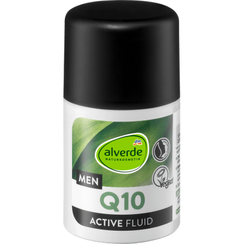 alverde MEN Q10 Active Fluid, 50 ml Q10 by alverde MEN – Available at VivaVoss