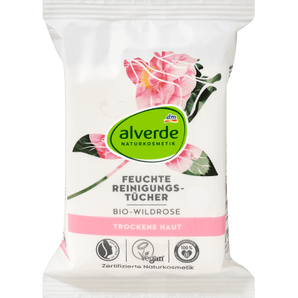 Wet Cleaning Wipes Organic Wild Rose, 25 pcs