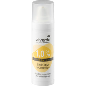 Foundation 3in1 Glow mit 1% Vitamin C, 30 ml