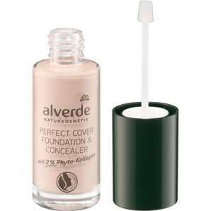Foundation & Concealer Perfect Cover mit 2% Phyto-Kollagen 05 Porcelain, 25 ml