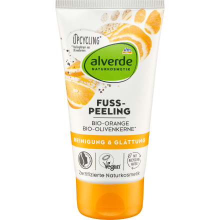 Fußpeeling mit Bio-Orange, 75 ml