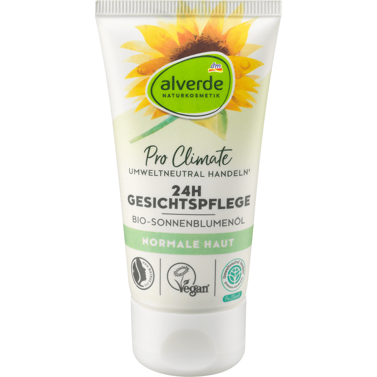 Gesichtscreme 24h Sonnenblumenöl, 50 ml