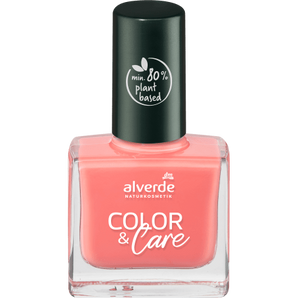 Nagellack Color & Care Nail Polish 80 Peach Coral, 10 ml