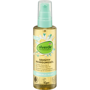 Huile nettoyante douce Camomille bio Huile de pépins de raisin bio, 100 ml