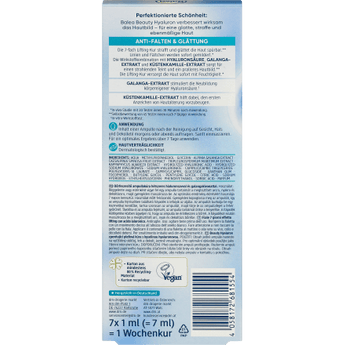 Ampullen Beauty Hyaluron Lifting - Kur (7x1 ml ), 7 ml - VivaVoss