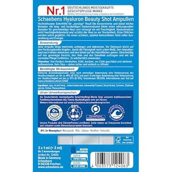 Ampullen Hyaluron Beauty 3x1ml Schaebens