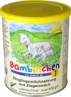 Anfangsmilch 1 aus Ziegenmilch von Geburt an, 400 g - VivaVoss