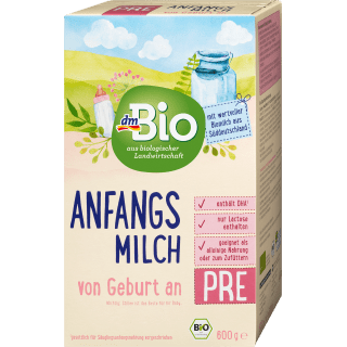 Anfangsmilch Pre Bio von Geburt an, 0,6 kg - VivaVoss