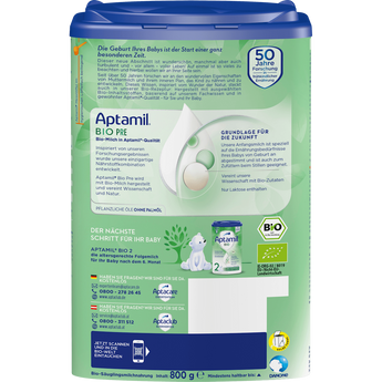 Anfangsmilch Pre Bio von Geburt an, 0,8 kg - VivaVoss