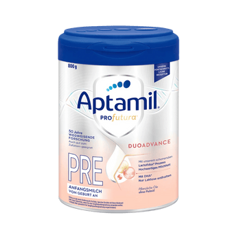 aptamil aufbewahrung Aptamil Anfangsmilch Pre Profutura Duo Advance | Erstklassige Säuglingsnahrung von Geburt an