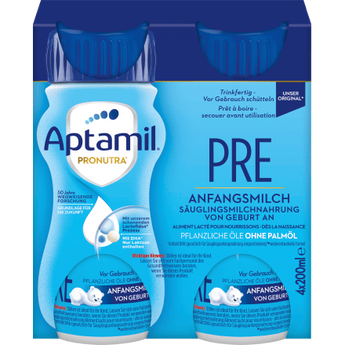 Anfangsmilch Pre trinkfertig von Geburt an 4x200ml, 0,8 l - VivaVoss