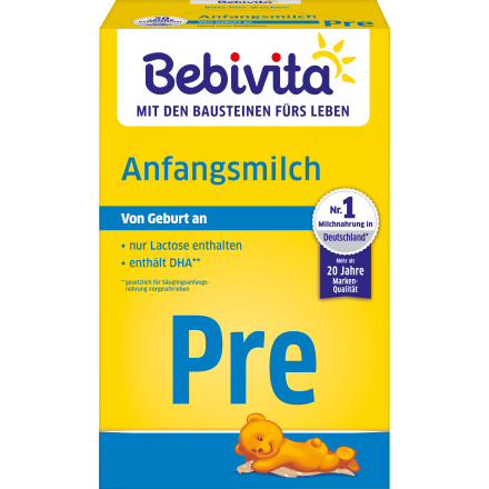 Anfangsmilch Pre von Geburt an, 0,5 kg - VivaVoss