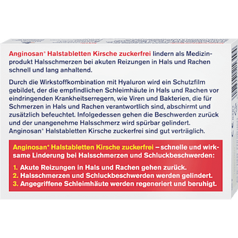 Anginosan Halstabletten Kirsche zuckerfrei tetesept