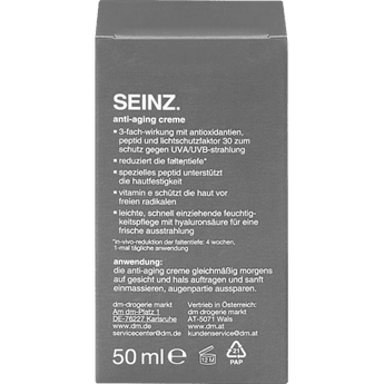 Anti-Aging Creme SEINZ.