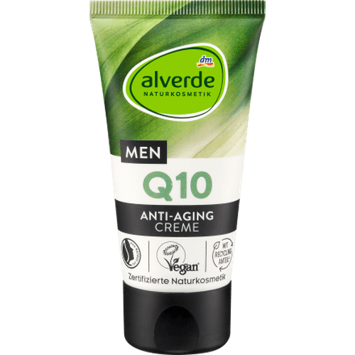 Anti Aging Gesichtscreme Q10, 50 ml Anti Age by alverde MEN – Available at VivaVoss