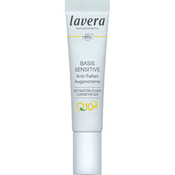 Anti Falten Augencreme Q10  Basis Sensitiv lavera NATURKOSMETIK