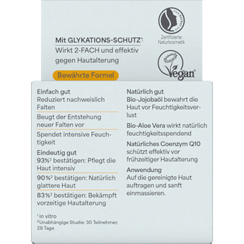 Anti Falten Feuchtigkeitscreme Q10 Basis Sensitiv lavera NATURKOSMETIK