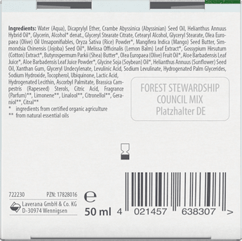 Anti Falten Feuchtigkeitscreme Q10 Basis Sensitiv lavera NATURKOSMETIK