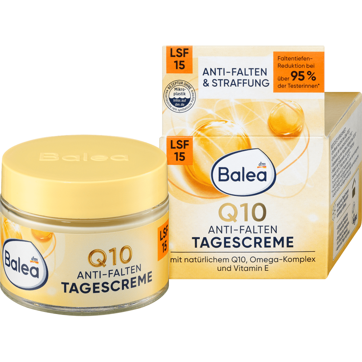 Anti Falten Gesichtscreme Q10 LSF 15, 50 ml - VivaVoss