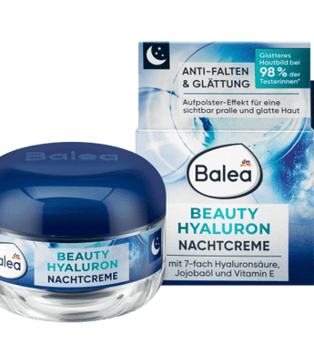Anti Falten Nachtcreme Beauty Hyaluron, 50 ml Anti Age by Balea – Available at VivaVoss