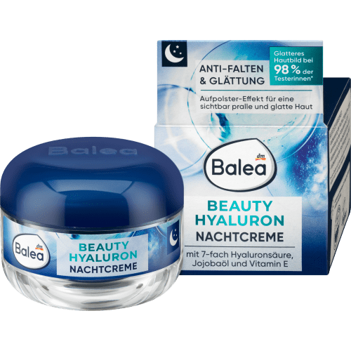 Anti Falten Nachtcreme Beauty Hyaluron, 50 ml Anti Age by Balea – Available at VivaVoss