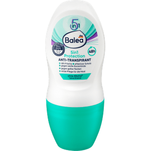 Antitranspirant Deo Roll - on 5in1 Protection, 50 ml Körperpflege by Balea – Available at VivaVoss