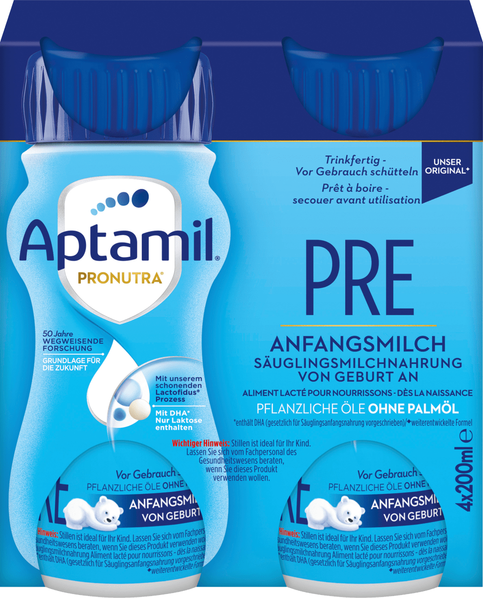 Anfangsmilch Pre HA trinkfertig, von Geburt an, 2x90ml, 180 ml