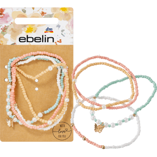 Armbänder elastisch mit Perlen, 4 St - VivaVoss