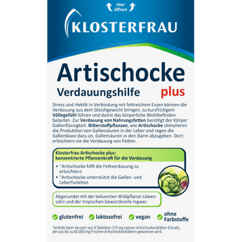 Artischocke plus Löwenzahn & Ingwer 30St, 44,5 g - VivaVoss
