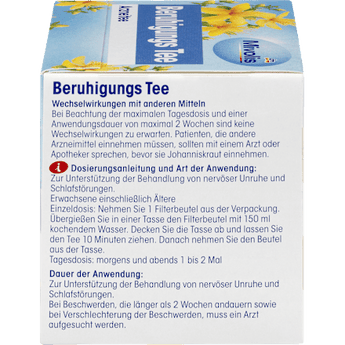 Arzneitee, Beruhigungs Tee (12 Beutel) Mivolis