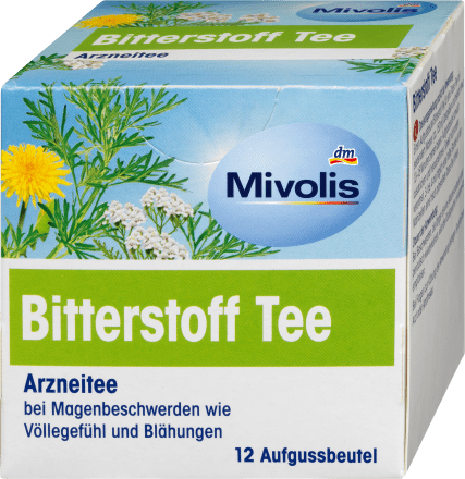 Arzneitee, Bitterstoff Tee (12 Beutel), 21 g - VivaVoss