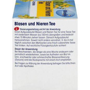 Arzneitee, Blasen & Nieren Tee (12 Beutel), 18 g - VivaVoss