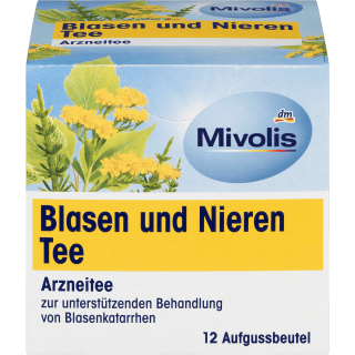 Arzneitee, Blasen & Nieren Tee (12 Beutel), 18 g - VivaVoss