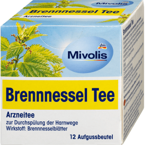 Arzneitee, Brennnessel Tee (12 Beutel), 21,6 g - VivaVoss
