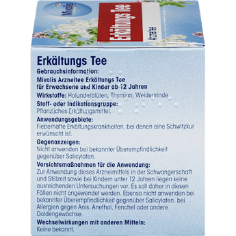 Arzneitee, Erkältungs Tee (12 Beutel) Mivolis