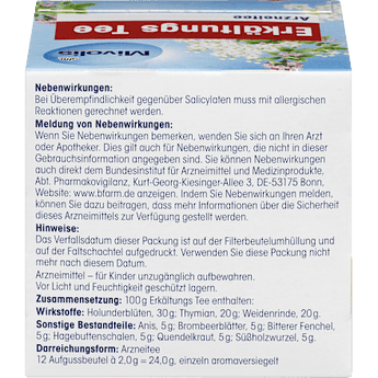 Arzneitee, Erkältungs Tee (12 Beutel) Mivolis