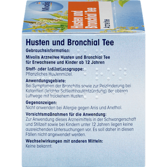 Arzneitee, Husten & Bronchial Tee (12 Beutel) Mivolis