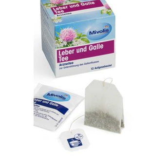 Arzneitee, Leber & galle Tee (12 Beutel), 21 g - VivaVoss