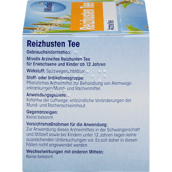 Arzneitee, Reizhusten Tee (12 Beutel) Mivolis
