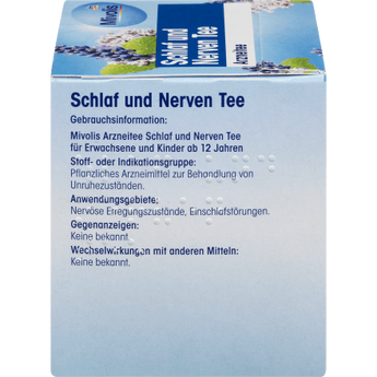 Arzneitee, Schlaf & Nerven Tee (12 Beutel), 18 g - VivaVoss