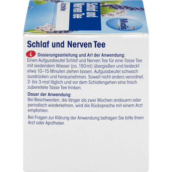 Arzneitee, Schlaf & Nerven Tee (12 Beutel), 18 g - VivaVoss