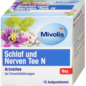 Arzneitee, Schlaf & Nerven Tee N (12 Beutel) Mivolis