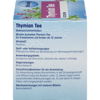 Arzneitee, Thymian Tee (12 Beutel) Mivolis