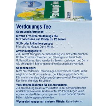 Arzneitee, Verdauungs Tee (12 Beutel), 21 g - VivaVoss